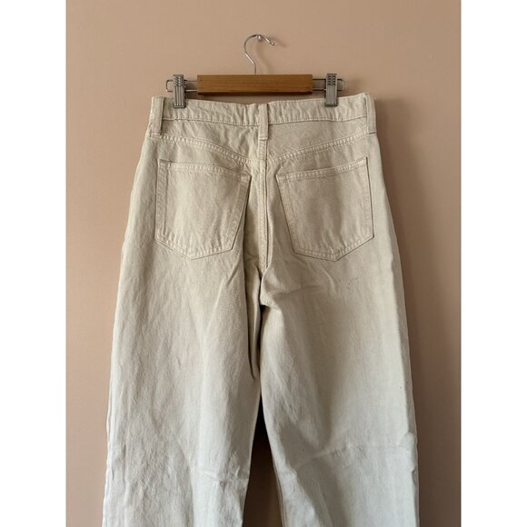 Abercrombie & Fitch The Loose High Rise Jean Tan Baggy Straight Leg 26/2L - Picture 7 of 9